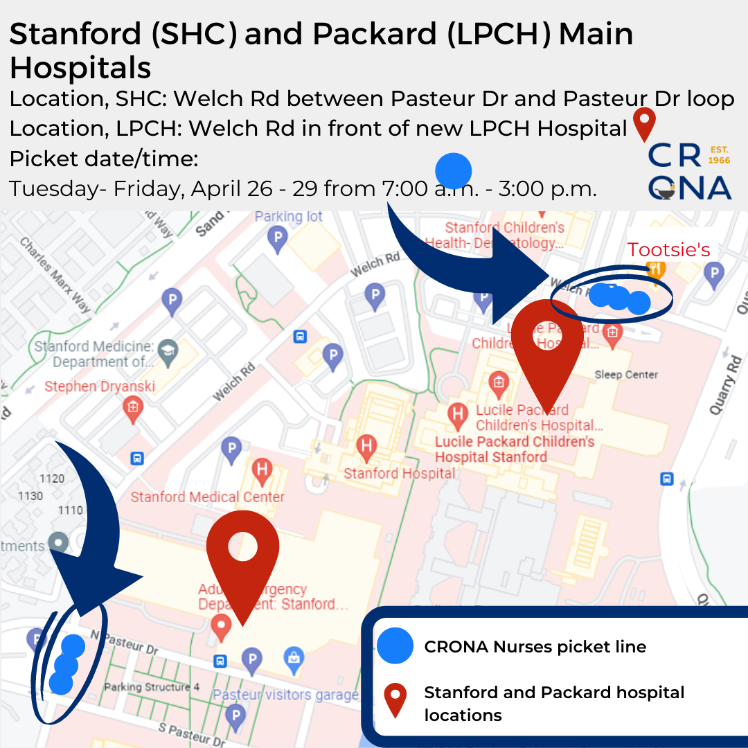 Main campus picket map